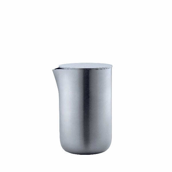 blomus Stainless Steel Creamer with Lid 8 oz Capacity