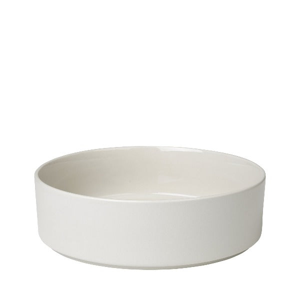 blomus Pilar Serving Bowls Large Bowl 11", Moonbeam Beige