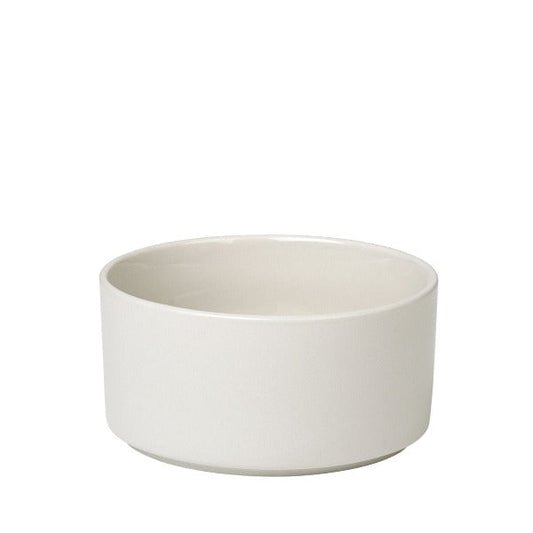 blomus Pilar Stoneware Bowls Medium Bowl 5.5" x 2.2", Moonbeam Beige Set of 4