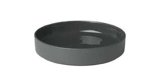 blomus Pilar Deep Dessert Plate 8" Agave Green Set of 4