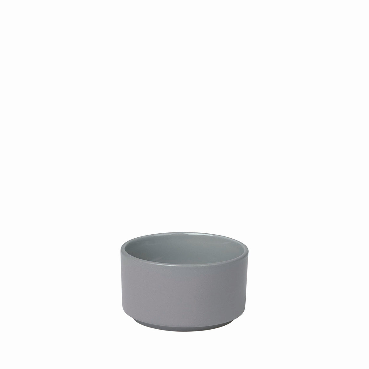 blomus PILAR Stoneware Bowls, Set of 4, in Four Sizes – Mirage Grey snack bowl