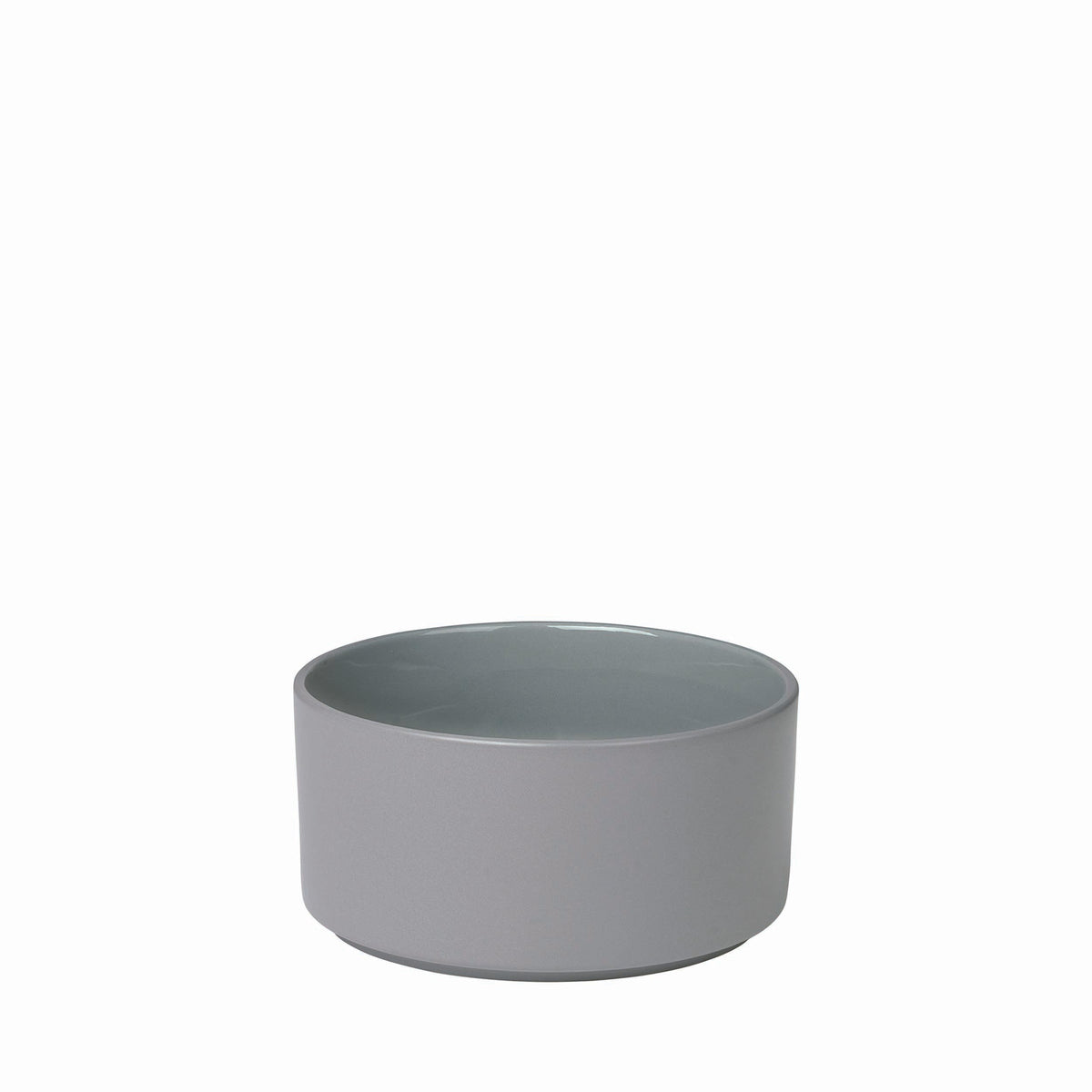 blomus PILAR Stoneware Bowls, Set of 4, in Four Sizes – Mirage Grey medium bowl