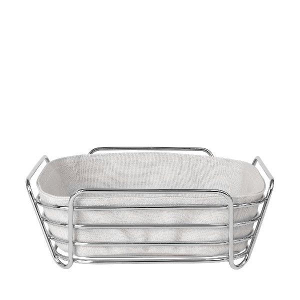 blomus Delara Wire Serving Basket Large, Moonbeam Beige