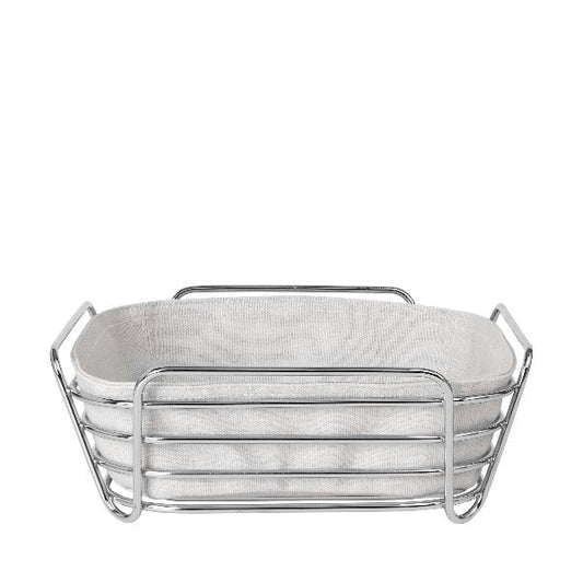 blomus Delara Wire Serving Basket Large, Moonbeam Beige