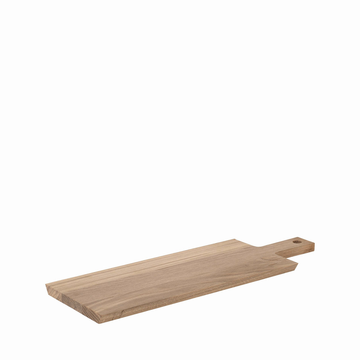 blomus BORDA Solid Oak Cutting & Serving Board, 2 Shapes – Long 6 x 18 in oak board, product photo