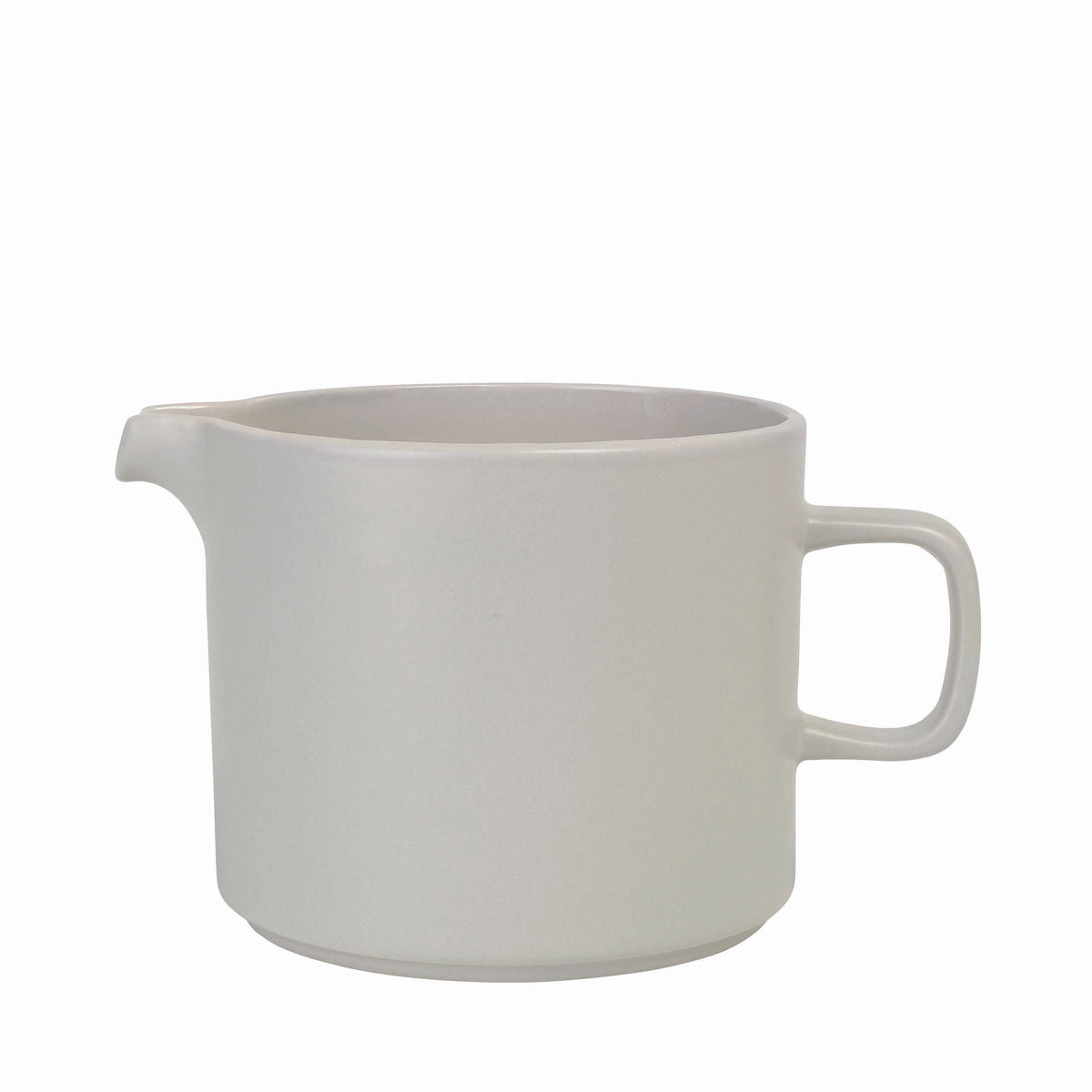 blomus PILAR Stoneware Pitchers, 17 oz or 34 oz – Moonbeam 34 oz pitcher