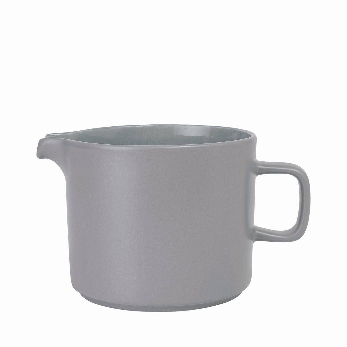 blomus PILAR Stoneware Pitchers, 17 oz or 34 oz – Mirage Grey 34 oz pitcher