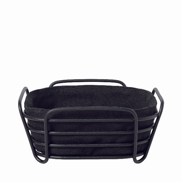 blomus Delara Black Wire Serving Basket Small