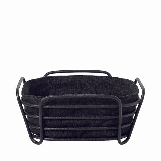 blomus Delara Black Wire Serving Basket Small