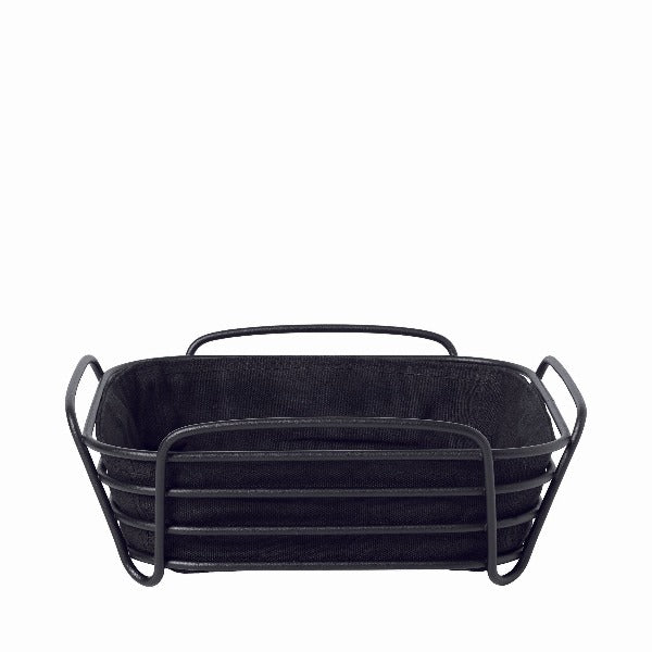 blomus Delara Black Wire Serving Basket Large