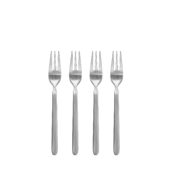 blomus Stainless Steel Cake Forks Stella Set of 4