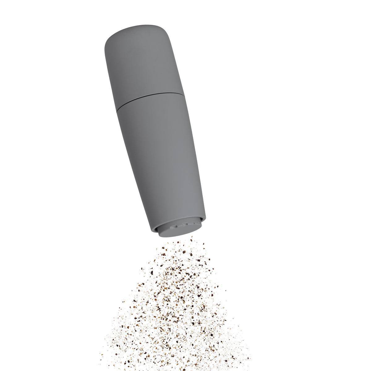 blomus SALPI Two-Tone Salt & Pepper Mill Set, Adjustable – Sharkskin and Magnet salt and pepper mills, detail view 2