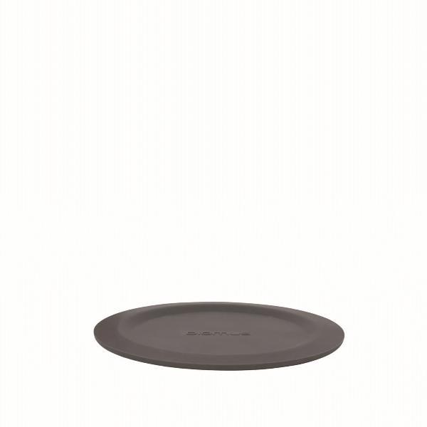 blomus Coasters with Stainless Steel Holder Round Black