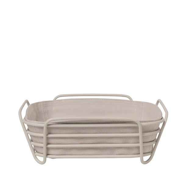 blomus Delara Wire Serving Basket Large Colors Moonbeam
