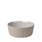 blomus Ceramic Stoneware Bowls Sablo Medium Bowl 6.1", Cloud Grey Undertones Set of 4