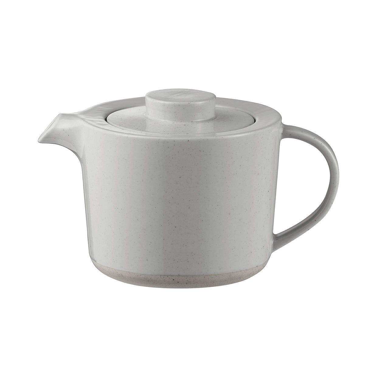 blomus Ceramic Stoneware Teapot with Filter 1L Sablo Cloud Grey Undertones