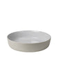 blomus Ceramic Stoneware Serving Bowls Sablo Salad Bowl Small 11.2", Cloud Grey Undertones