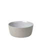blomus Ceramic Stoneware Bowls Sablo Cereal Bowl 5.1", Cloud Grey Undertones Set of 4