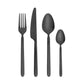 blomus Stella Flatware Set 16 Piece PVD-Coated Stainless Steel Black