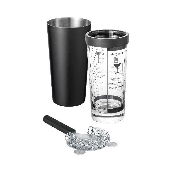 blomus Stainless Steel Boston Cocktail Shaker Set Black