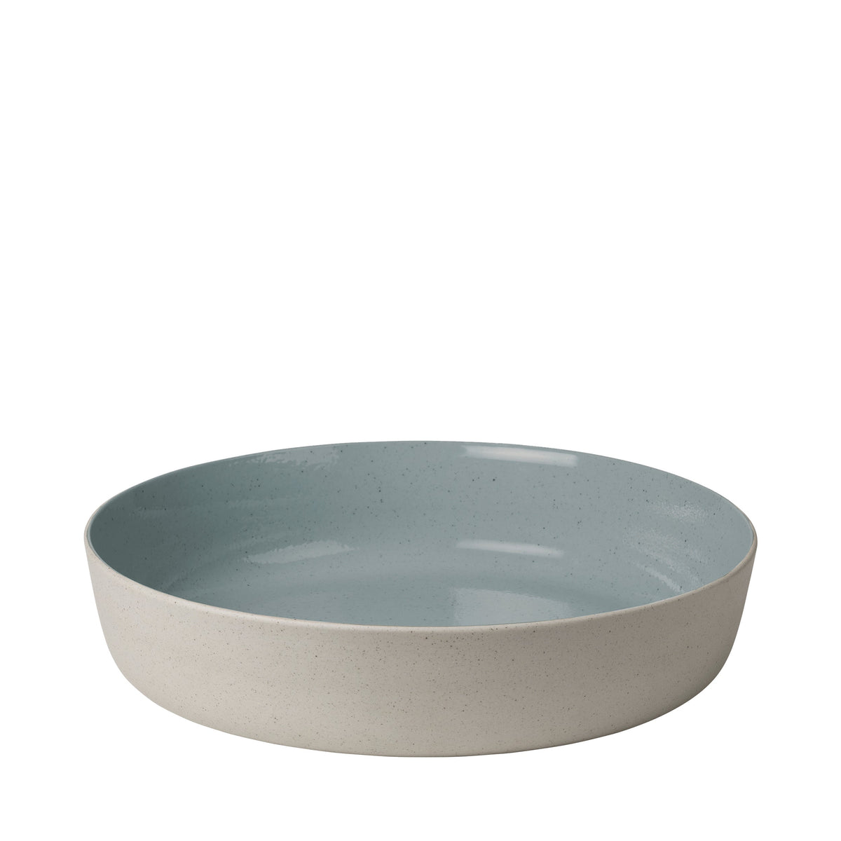 blomus SABLO Stoneware Salad & Serving Bowls – Stone 13.4-inch salad bowl