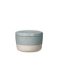 blomus Ceramic Stoneware Sugar Bowl Sablo Stone Blue Undertones