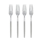 blomus Maxime Cake Forks Mourning Dove Set of 4