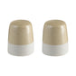 blomus Ceramic Stoneware Salt & Pepper Shaker Set Sablo Savannah Yellow Undertones