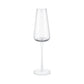 blomus Belo Champagne Flute Glasses 7 oz Clear Glass Set of 2
