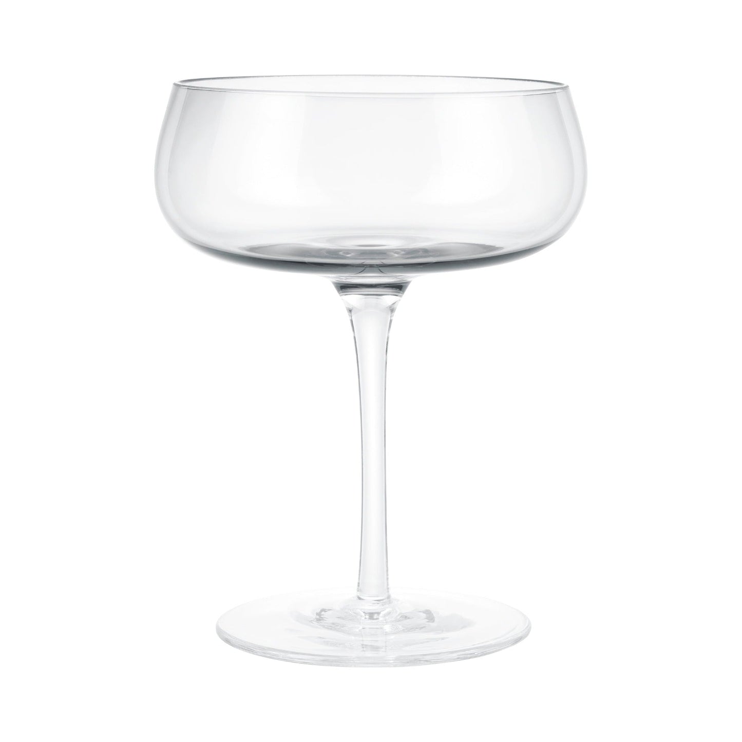 blomus Belo Champagne Saucer Glasses 7 oz Clear Glass Set of 2