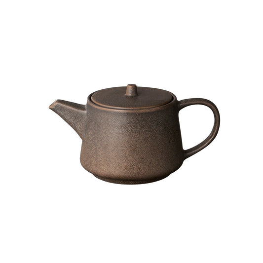 blomus Kumi Stoneware Teapot 33.8 oz, 1L Espresso Color