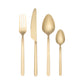 blomus Stella Flatware Set 16 Piece PVD-Coated Stainless Steel Champagne Gold