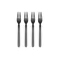 blomus Stella Cake Forks PVD-Coated Stainless Steel Black Set of 4