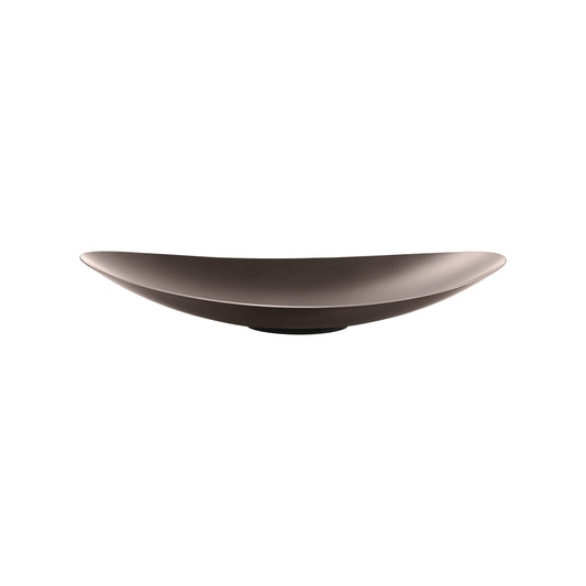 blomus Ondea Bowl, Tray Burnt Metal Finish Stainless Steel Small 13.4", 34 cm)