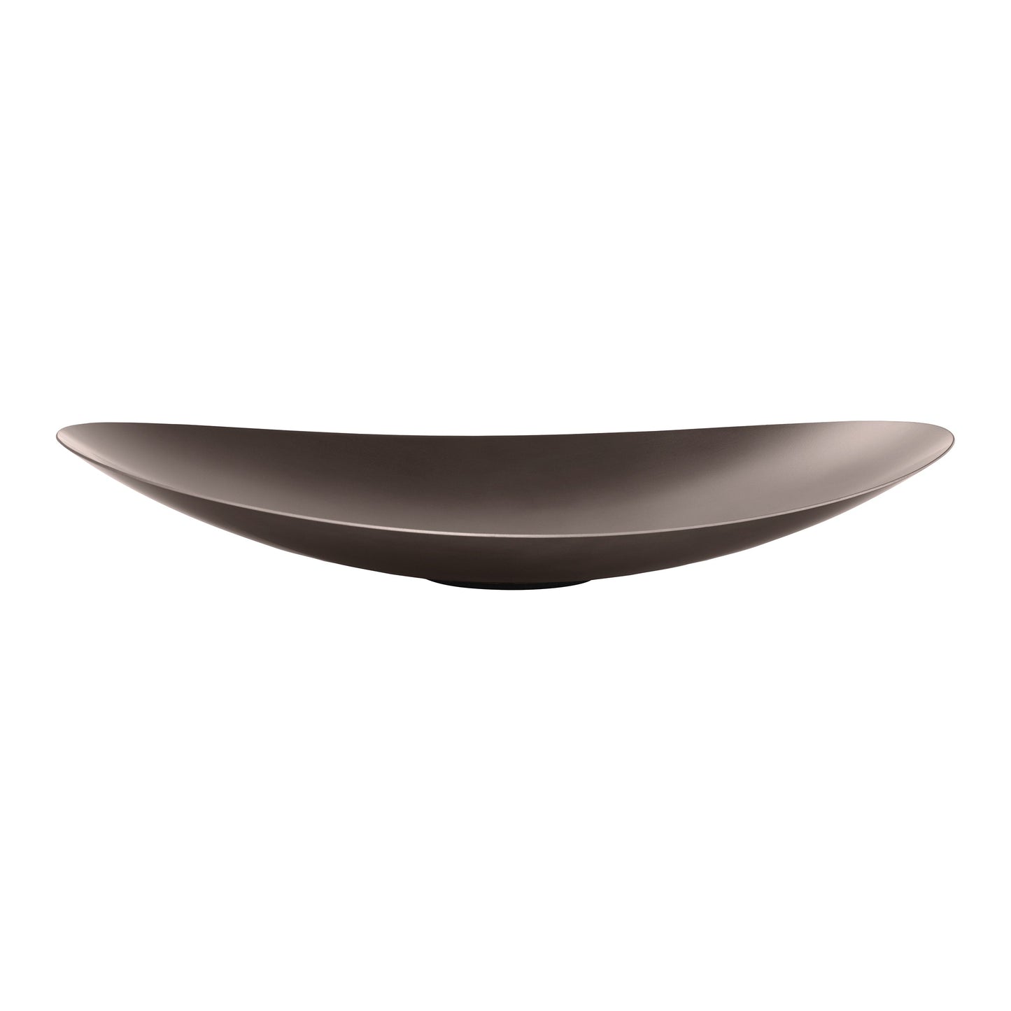 blomus Ondea Bowl, Tray Burnt Metal Finish Stainless Steel Medium 16.6", 42 cm)