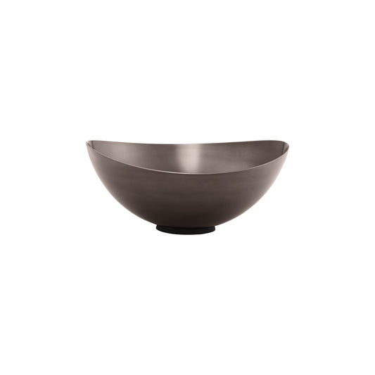 blomus Ondea Bowl Burnt Metal Finish Stainless Steel Small 9.7", 24.5 cm)