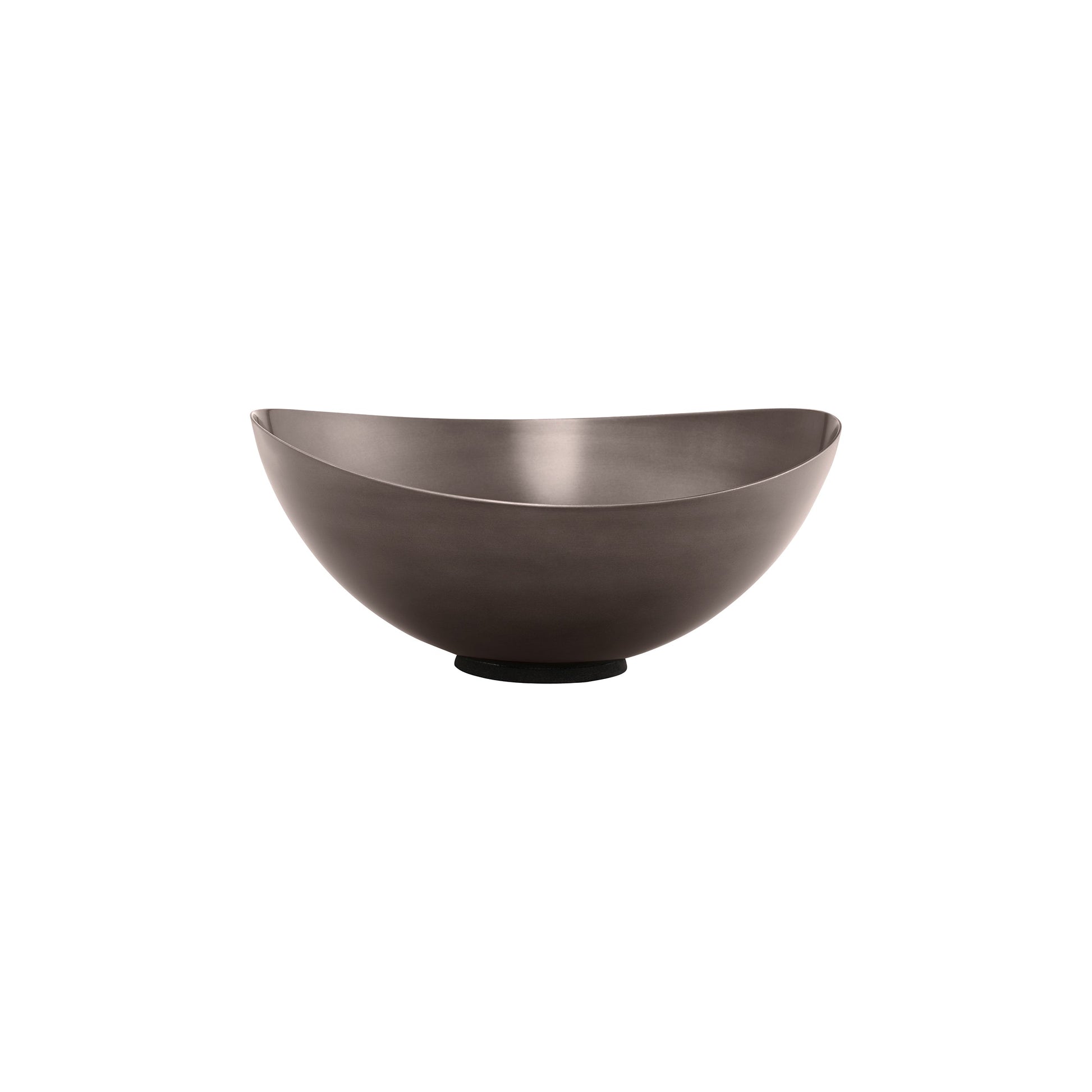 blomus Ondea Bowl Burnt Metal Finish Stainless Steel Medium 11.8", 30 cm)