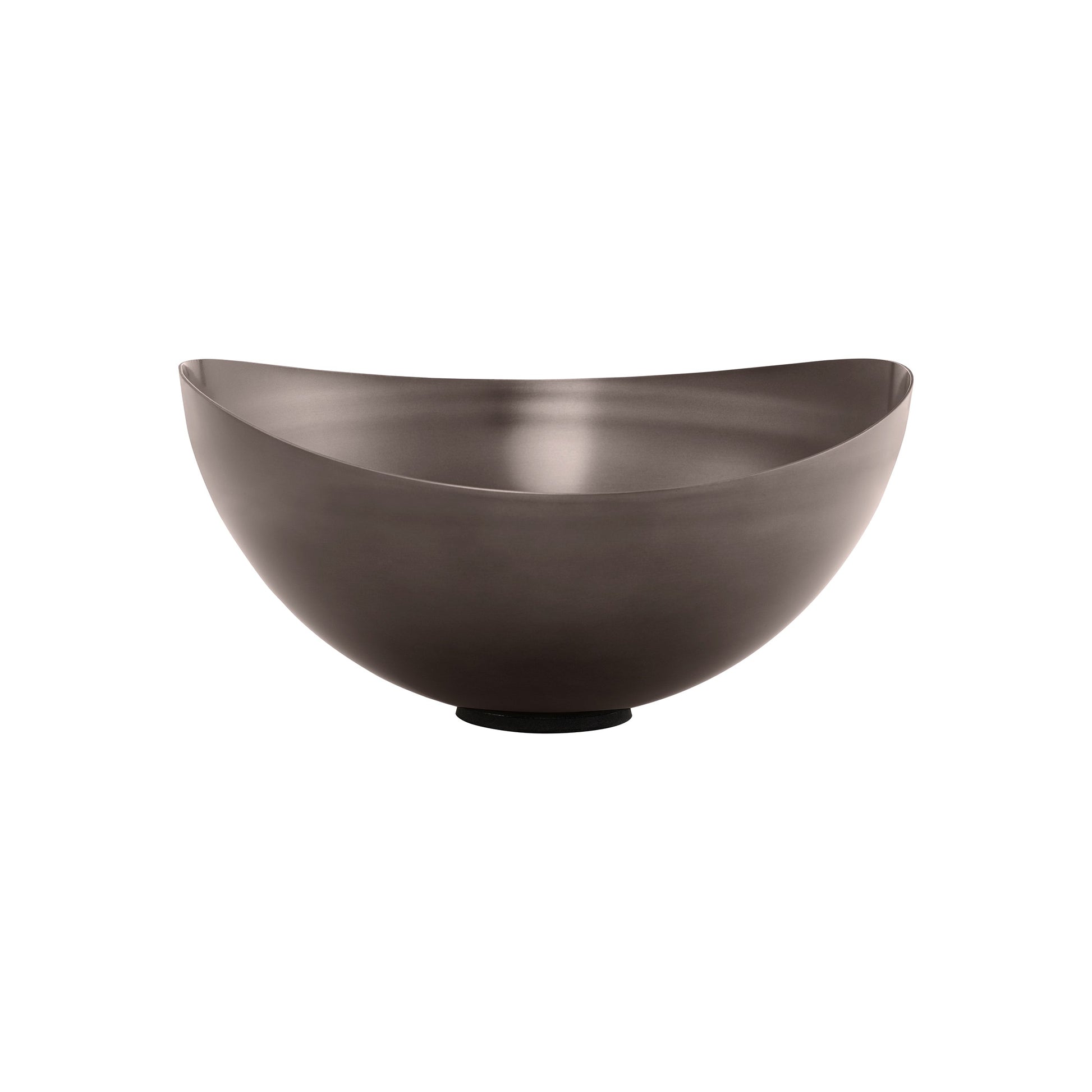 blomus Ondea Bowl Burnt Metal Finish Stainless Steel Medium 11.8", 30 cm)