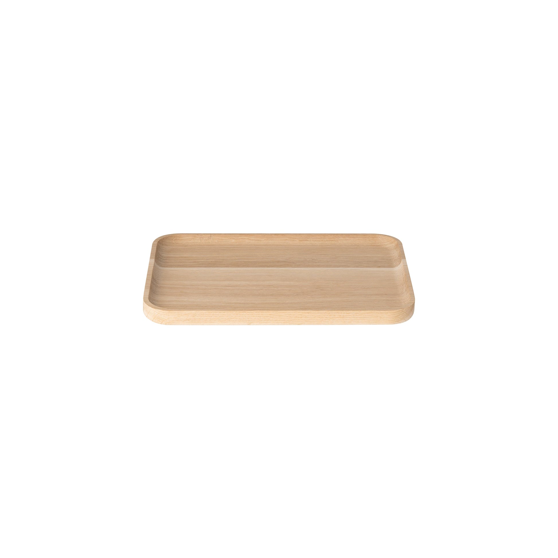blomus Oku Oak Rectangular Tray Natural Medium