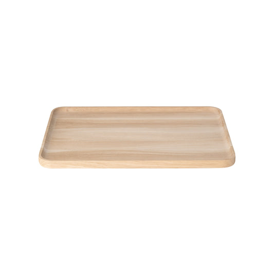 blomus Oku Oak Rectangular Tray Natural Large