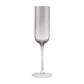 blomus Fuumi Champagne Glasses 7.4 oz Smoke Flute Set of 4
