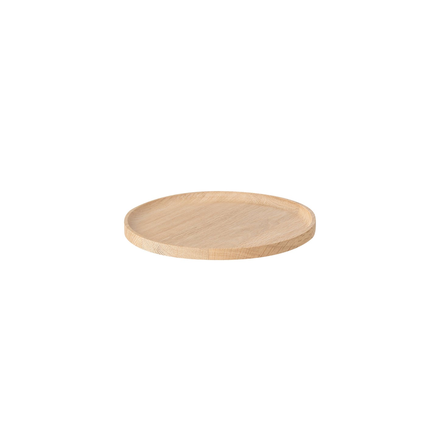 blomus Oku Oak Round Tray Natural Small