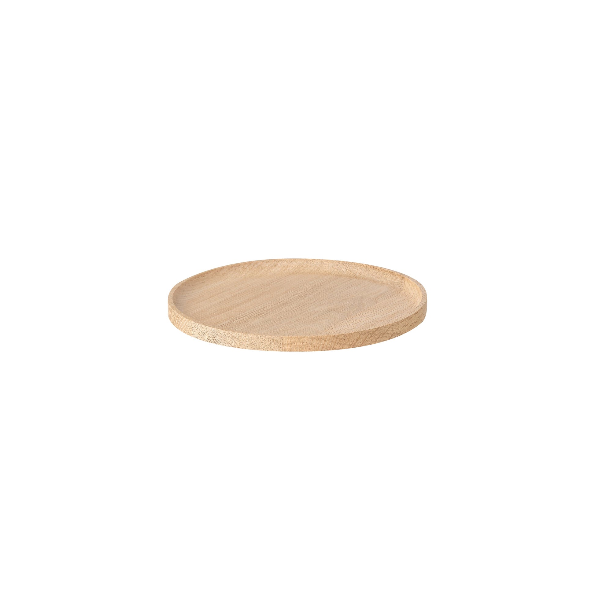 blomus Oku Oak Round Tray Natural Small