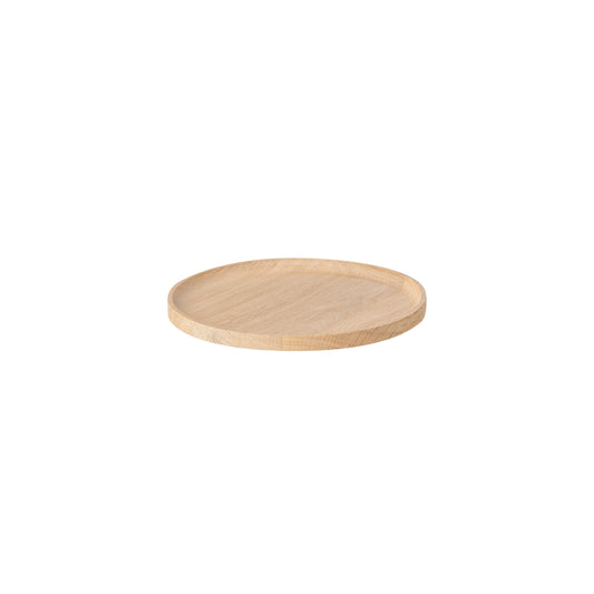 blomus Oku Oak Round Tray Natural Small