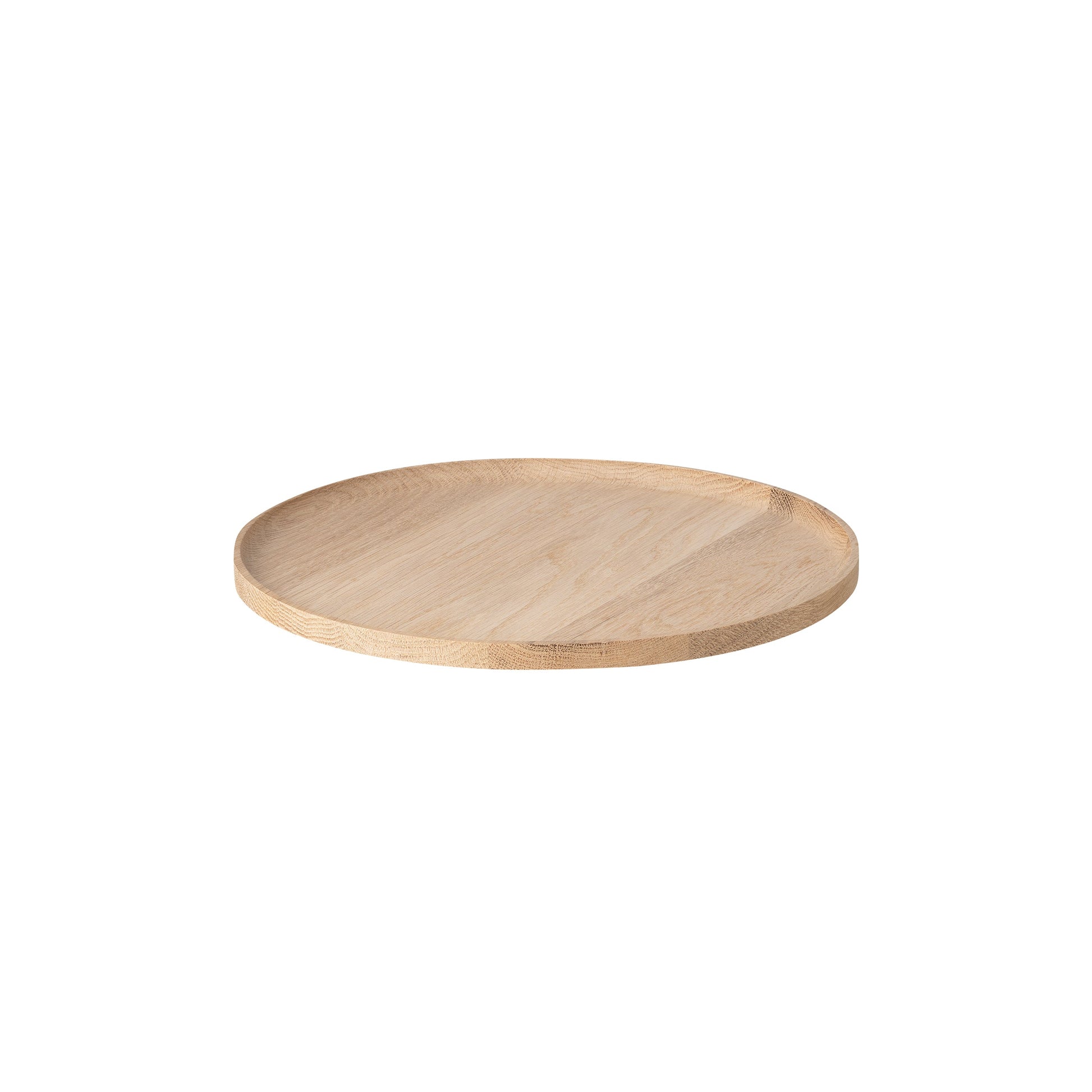 blomus Oku Oak Round Tray Natural Small