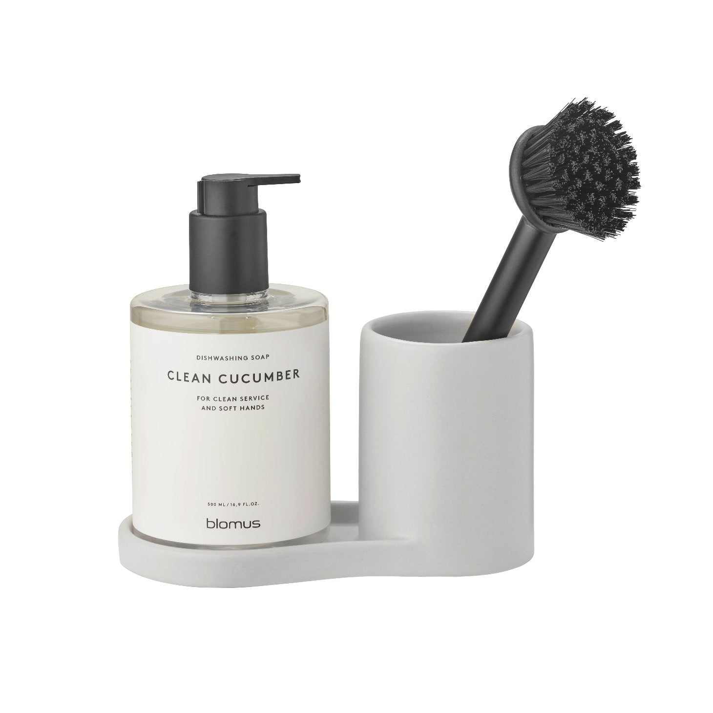 blomus Piro Ceramic Sink Organizer Moonbeam Beige