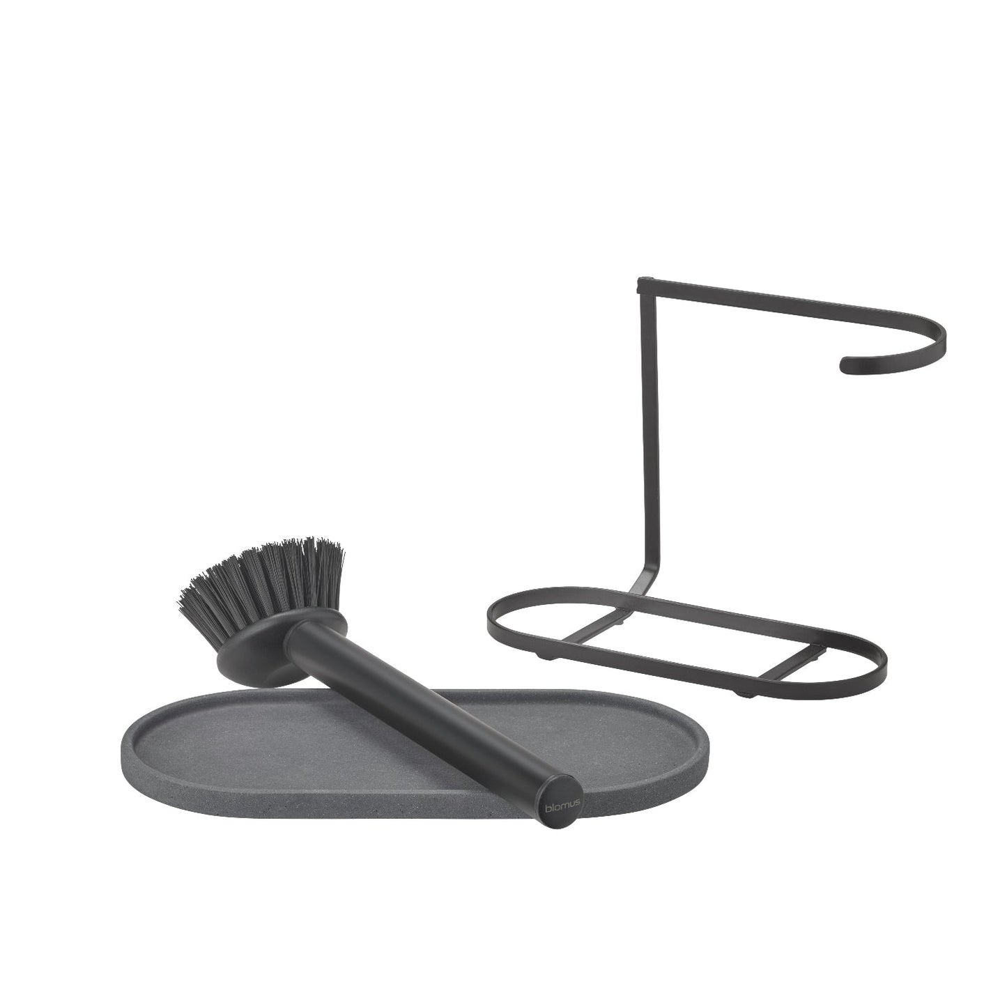 blomus Dhuva Dishwashing Set with Brush Mourning Dove