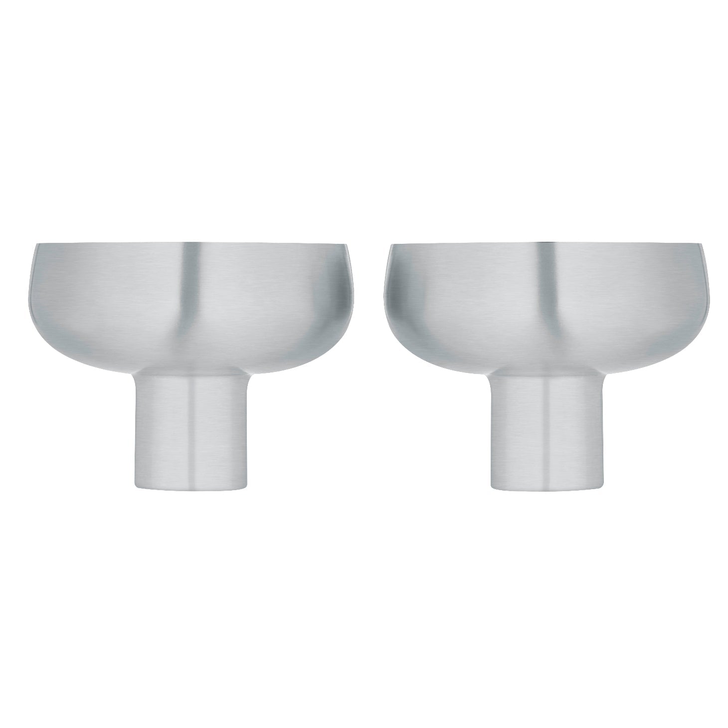 Koyoi Coupe Pedestal Stem Stainless Steel Set Of 2 Blomus 64704