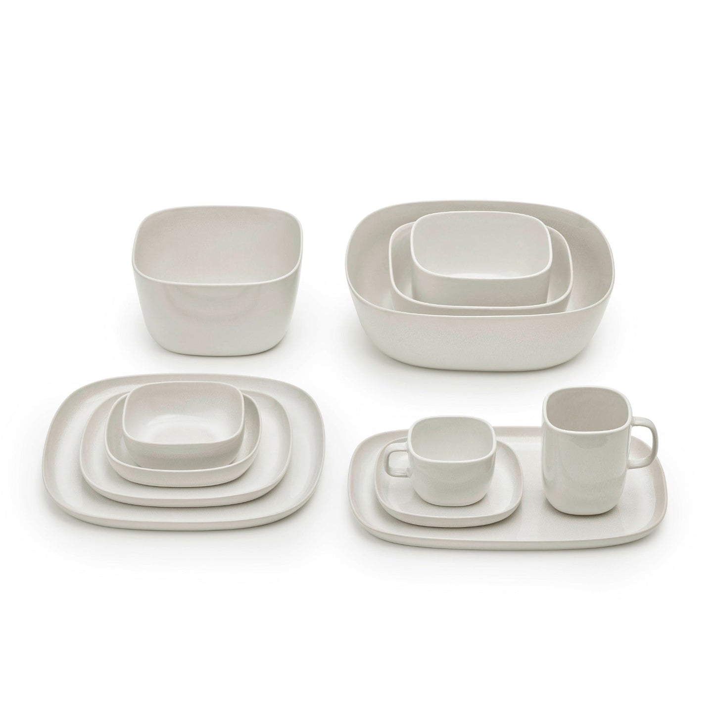 Vahlo Stoneware Coffee Cups Saucers Set Of 2 Blomus 64760