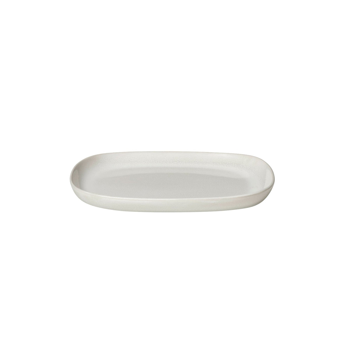 blomus VAHLO Square Stoneware Plates, 3 Sizes – Moonbeam Dessert Plate 7.9 in plates, product photo